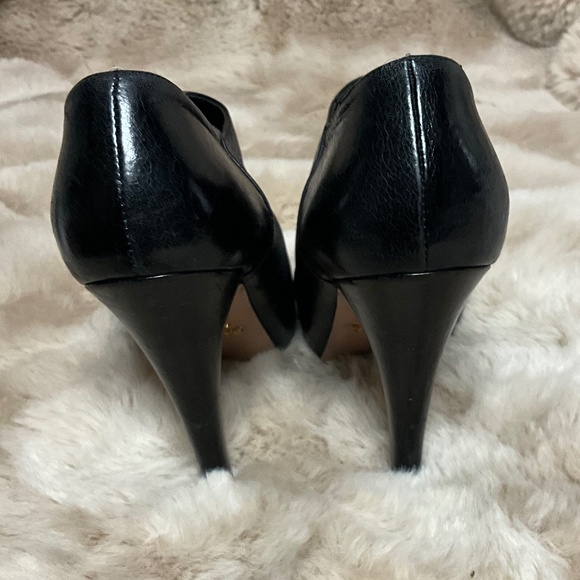 * Black Leather PRADA Booties * - Picture 3 of 7